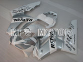 Carénage ABS injecté Triumph Daytona 675 2006-2008 - Repsol - Gris Blanc - MFS4186